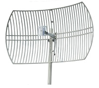 Antenne parabolique extérieure à gain élevé 2,4 GHz 24 dBi, antenne directionnelle à grille WIFI 2,4 G pour une communication efficace