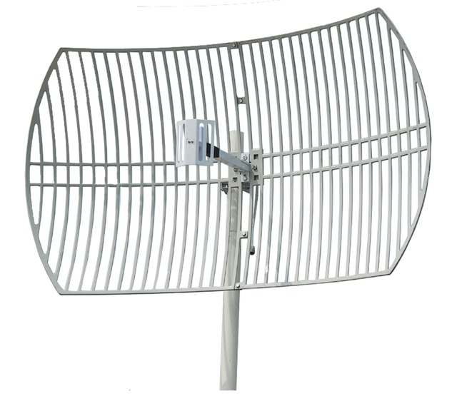 High-Gain 2.4GHz 24dBi Outdoor Parabolic Antenna 2.4G WIFI Direction Grid Antenna for Effective Communication