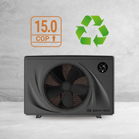 Pompe à chaleur pour piscine R32 Inverter de 25 m3 avec garantie de 2 ans, économie d'énergie et IoT pour piscines hors sol, usage hôtelier et domestique