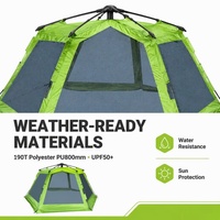 Nouvelle Tente Dôme d'Air Extérieure Verte et Durable - Conception Spacieuse et Portable pour le Camping, la Randonnée et la Chasse