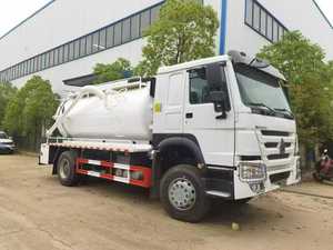 Camion-citerne à vide HOWO <span class=keywords><strong>de</strong></span> fabrication chinoise, 12 tonnes, pour vidange des fosses septiques et nettoyage des drains - Product Image 5