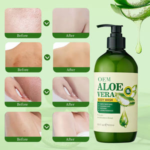 OEM Aloë <span class=keywords><strong>Vera</strong></span> Bladextract Milde Reiniging voor Kinderen & Volwassenen PH-gebalanceerde Aloë <span class=keywords><strong>Vera</strong></span> Douchegel - Product Image 1