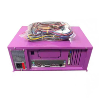 DX5000 4 en 1 Mini Machine de Tir Arcade, Jeu de Fléchettes, Jeu de Mots, ABS, 220V, à Monnayeur, pour Intérieur