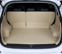 Tapis de coffre de voiture en cuir à motif VV, vente en gros d'usine, entièrement enveloppant, antidérapant, écologique, multicolore, garantie de qualité OEM