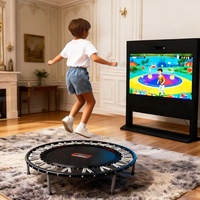 Jeu de trampoline interactif avec écran LCD de 55 pouces, écran HD, détection de mouvement