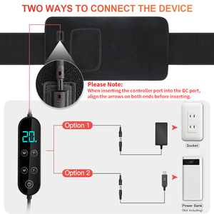 Vải linh hoạt liệu pháp ánh sáng đỏ thắt lưng bọc 120 Đèn LED để giảm đau cơ bắp - Product Image 5