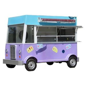 Camion de restauration mobile et remorque en acier inoxydable avec équipement de cuisine complet, chariot à snacks, pneus de qualité automobile certifiés CE/DOT - Product Image 3