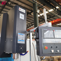 Centre d'usinage vertical CNC GOLDCNC XK7124 3 axes Fanuc, machine CNC à broche unique de petite taille, haute précision