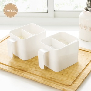 Boîte distributrice d'assaisonnements de cuisine, pot à condiments multifonction, récipient à épices - Product Image 4