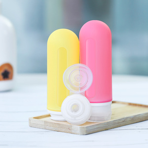 ชุดขวดซิลิโคนสำหรับเดินทางแบบเติมได้ ขนาดพกพา ปลอดสาร BPA สำหรับใส่แชมพู ขนาด 100 มล. ขายดี - Product Image 3