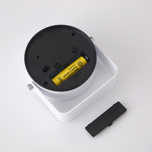 Creative High-End Simple <strong>Round</strong> Square Digital Alarm <strong>Clock</strong> New Quartz <strong>Desktop</strong> Promotional Gift Wholesale - Product Image 5