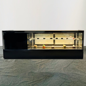 Réfrigérateur de présentation de gâteaux OEM ODM, vitrine pour desserts/pâtisseries/sushis, économie d'énergie, présentoir de gâteaux commercial de comptoir avec certification CE - Product Image 6