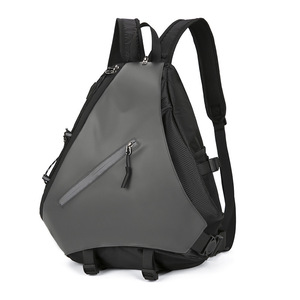 Sac bandoulière unisexe personnalisé convertible en sac à dos, sac de poitrine, sac à dos de jour avec sangle à fermeture éclair, sac à bandoulière décontracté à double usage - Product Image 1