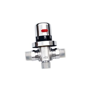 Cuerpo de Válvula de Ducha Termostática Multifuncional Totalmente de Cobre, Grifos de Baño para Agua Fría y Caliente con Diseño Simple - Product Image 1