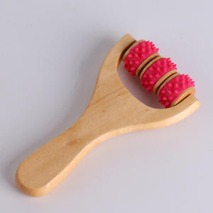 Atacado Handle <span class=keywords><strong>Wooden</strong></span> <span class=keywords><strong>Massage</strong></span> <span class=keywords><strong>Roller</strong></span> Estilo Quente Preço de fábrica Wood <span class=keywords><strong>Massage</strong></span> Therapy Tools para uso doméstico - Product Image 3
