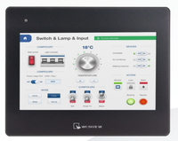 Pantalla Táctil HMI WEINVIEW CMT2105X de 10 Pulgadas con Interfaz Enriquecida para Aplicaciones de Control Industrial PLC PAC