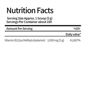 Integratore Alimentare Metil B-12 per la Produzione di Energia Cellulare, 100 Capsule al Gusto Limone, Uso per Adulti, Fornitura fino a 100 Giorni - Product Image 2