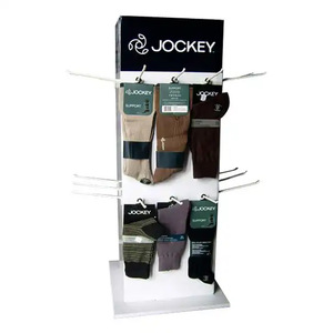 Tùy chỉnh cửa hàng bán lẻ nhựa Forex bọt Bảng hiển thị đứng PVC sàn móc Rack hiển thị cho vớ - Product Image 2