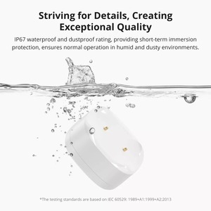 Détecteur <span class=keywords><strong>de</strong></span> fuite d'eau SNZB-05P Zigbee, détection <span class=keywords><strong>de</strong></span> fuites et <span class=keywords><strong>de</strong></span> gouttelettes, alerte en temps réel, contrôle par application, sans caméra - Product Image 6