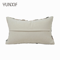 Housse de coussin sur mesure en peluche douce, élégante et luxueuse, patchwork imprimé animal, carrée, pour la décoration du canapé