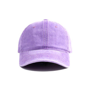 Sombreros personalizados para papá, gorras de béisbol lavadas con piedra, sin estructura, color blanco - Product Image 6