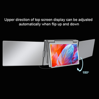 Moniteur à triple affichage Aura à retournement vertical rentable, prêt à être expédié, de conception brevetée Full Hd