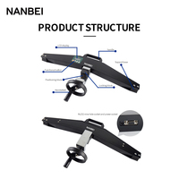 Tensiomètre portable 200KN pour câble de ceinture numérique câble en acier Tensiomètre NSZ-200