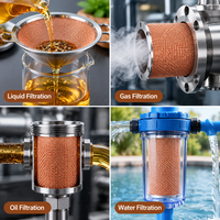 Rouleau de maille de cuivre à tissage plat fin pour la filtration des liquides, durable, différentes gammes standard, taille personnalisée selon vos besoins