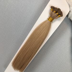 Jasminebeauty Extensiones de Cabello Humano Virgen Remy 100% Ruso, Trama Infinita Doble, Nuevas, Atadas a Mano, Genius Weft - Product Image 2