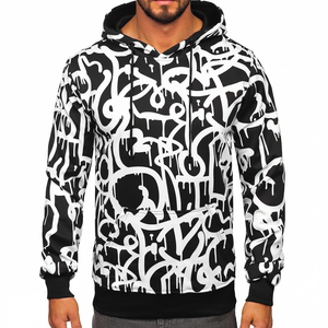 เสื้อฮู้ดพิมพ์ซับลิเมชันสำหรับผู้ชายเสื้อฮู้ดแบบโอเวอร์ไซส์สำหรับ3D - Product Image 1