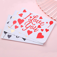 Joyeux anniversaire Joyeux Saint-Valentin Je t'aime Lettre PVC Transparent Autocollants pour ballons Bobo Autocollants pour ballons pour ballons à bulles