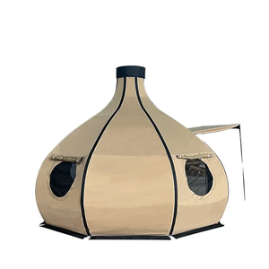 Dôme géodésique de luxe, tente yourte imperméable, tente de glamping en forme d'oignon, pour camping familial en plein air, hôtel-resort, cabane robuste résistante au vent - Product Image 2