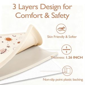 Tapis de jeu pour bébé super doux en EVA 120x180cm pour nourrissons et tout-petits, usage domestique - Product Image 4