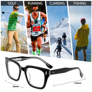 2025 yeni el yapımı saf asetat optik yüksek kaliteli gözlük çerçeveleri güneş gözlüğü takım 2 1 manyetik TAC klip güneş gözlüğü - Product Image 2