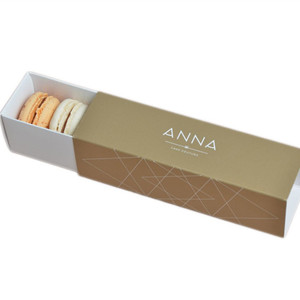 Eco Custom Drawer Paper Macaron Box Packaging with <b>Window</b> - Product Image 3
