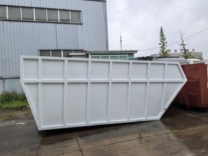 Contenedor de Basura de Acero al Carbono de 12 CBM Fabricado en Fábrica, Transportable por Camión con Brazo Oscilante, Contenedor para Residuos de Construcción en Venta - Product Image 2