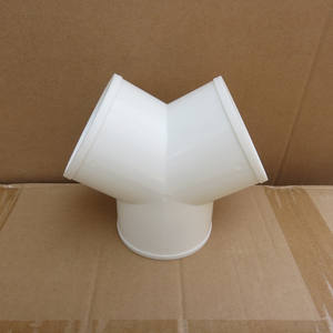 Conector en Y para Ductos de 6 Pulgadas de Diámetro (150 mm), Divisor, Unificador, <span class=keywords><strong>Ducto</strong></span> Redondo de Plástico para Extractores de Aire, Baño, Cocina - Product Image 6