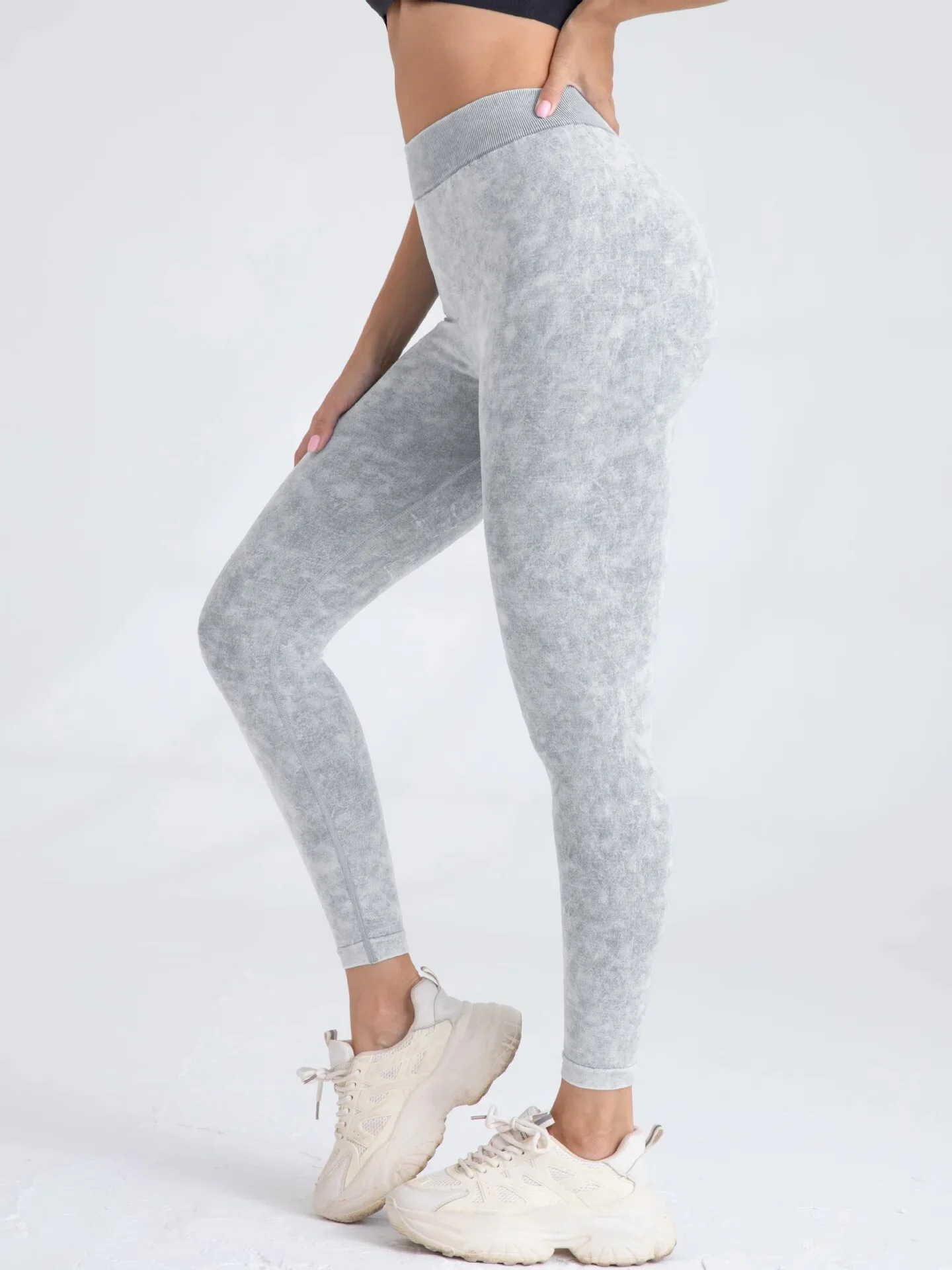 legging gris clair