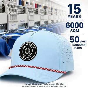 Nouvelle Casquette de Golf Sportive pour Hommes, 5 Panneaux, Découpe Laser, Logo Personnalisé, Patch PVC 3D, Usine Hydro BSCI, Faible MOQ, Vente en Gros, Expédition DDP - Product Image 6