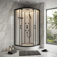 Cabine de douche intelligente avec cadre en aluminium, pommeau de douche cascade, cabine de douche intelligente pour hôtel de luxe, spa