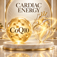 CoQ10 Ubiquinone ODF Film Dissoluble Oral Soutien Énergétique Cellulaire et Cardiaque OEM ODM Marque Privée GMP Halal Casher Sans Sucre