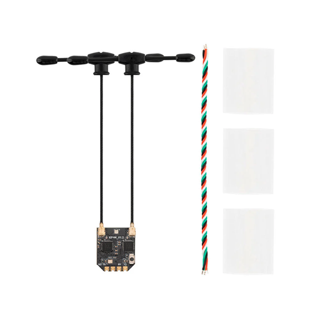Wholesale RadioMaster RP4TD M Mini ELRS 2.4G True Diversity Receiver Gemini Mode TCXO ESP32 for Industrial Long Range FPV UAV