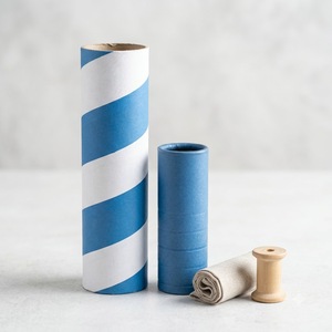 Heavy Wall Brown Kraft <b>Textile</b> Roll Core Cardboard Paper Tube Dimensional Stability Fabric Winding <b>Packaging</b> Source - Product Image 1