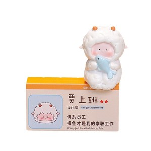 ตุ๊กตาหมูการ์ตูนเรซิ่นตกแต่งโต๊ะสำหรับสำนักงานที่วางโทรศัพท์ของขวัญ - Product Image 5