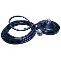 Antenne multibande à polarisation verticale de type N, diamètre de montage 90 mm, base magnétique N-femelle, protection IP67, câble coaxial RG58 de 4 m