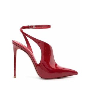 Sandalias Rojas de Tacón de Aguja con Punta en Pico para Mujer, Primavera 2024, Nuevo Estilo, Zapatos de <span class=keywords><strong>Charol</strong></span> <span class=keywords><strong>Rojo</strong></span>, Tacón Personalizado de Diseñador - Product Image 3