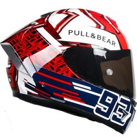 Casque intégral de moto Huaxia Racing en ABS, certifié DOT CE, tailles XS-XXL