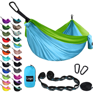 <span class=keywords><strong>Hamaca</strong></span> plana de refugio portátil de nailon ultraligero, correas de árbol para acampar al aire libre, senderismo, viajes, y columpio mochilero, tienda de Hamacas - Product Image 3