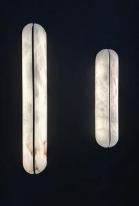 Lámpara de Pared Moderna de Mármol LED, Diseño <span class=keywords><strong>Italiano</strong></span> de Lujo para Pasillo, Dormitorio, Cabecera, Escalera, Sala de Estar y Pared de Fondo - Product Image 3