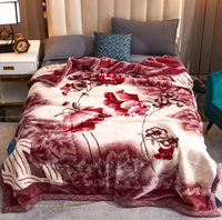 Couverture Rachel en Vison à Prix Abordable, Couverture en Polyester Double Couche Super Douce pour l'Hiver